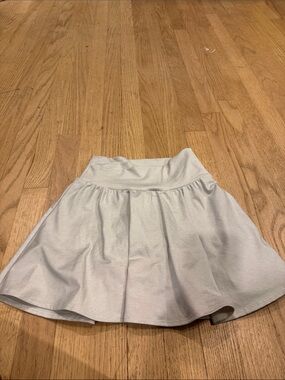 Old Navy Light Gray Circle Skirt
